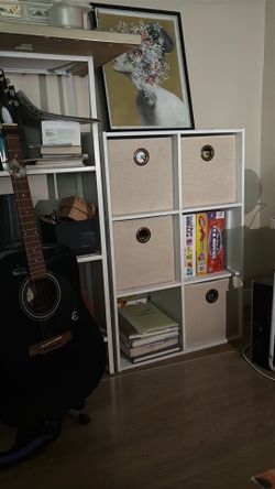 11" 6 Cube Organizer White - Brightroom