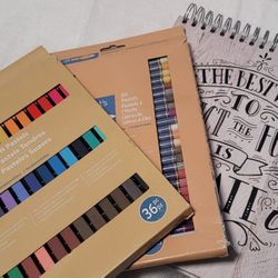 Artist Loft Oil Pastels And Sketch Book. 176 ACID FREE PAGES
