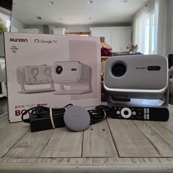 Aurzen Boom Mini Google TV All-In-One Smart Projector