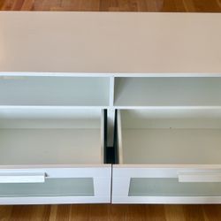 TV Stand With Custom Leather Cover