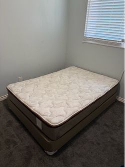 Hampton & Rhodes Mattress + Solid Wood Bed Frame – Must Go Today
