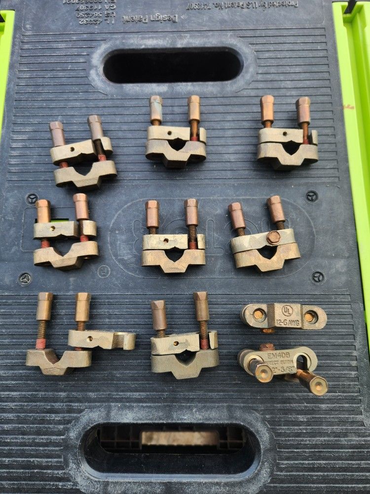 Swivel Ground Rod Clamp - Swivel Unit, EMC-EM4DB, 1/2"to 5/8"