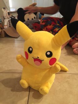 Pikachu stuffed animal