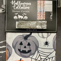 13-piece Halloween Shower Curtain Set