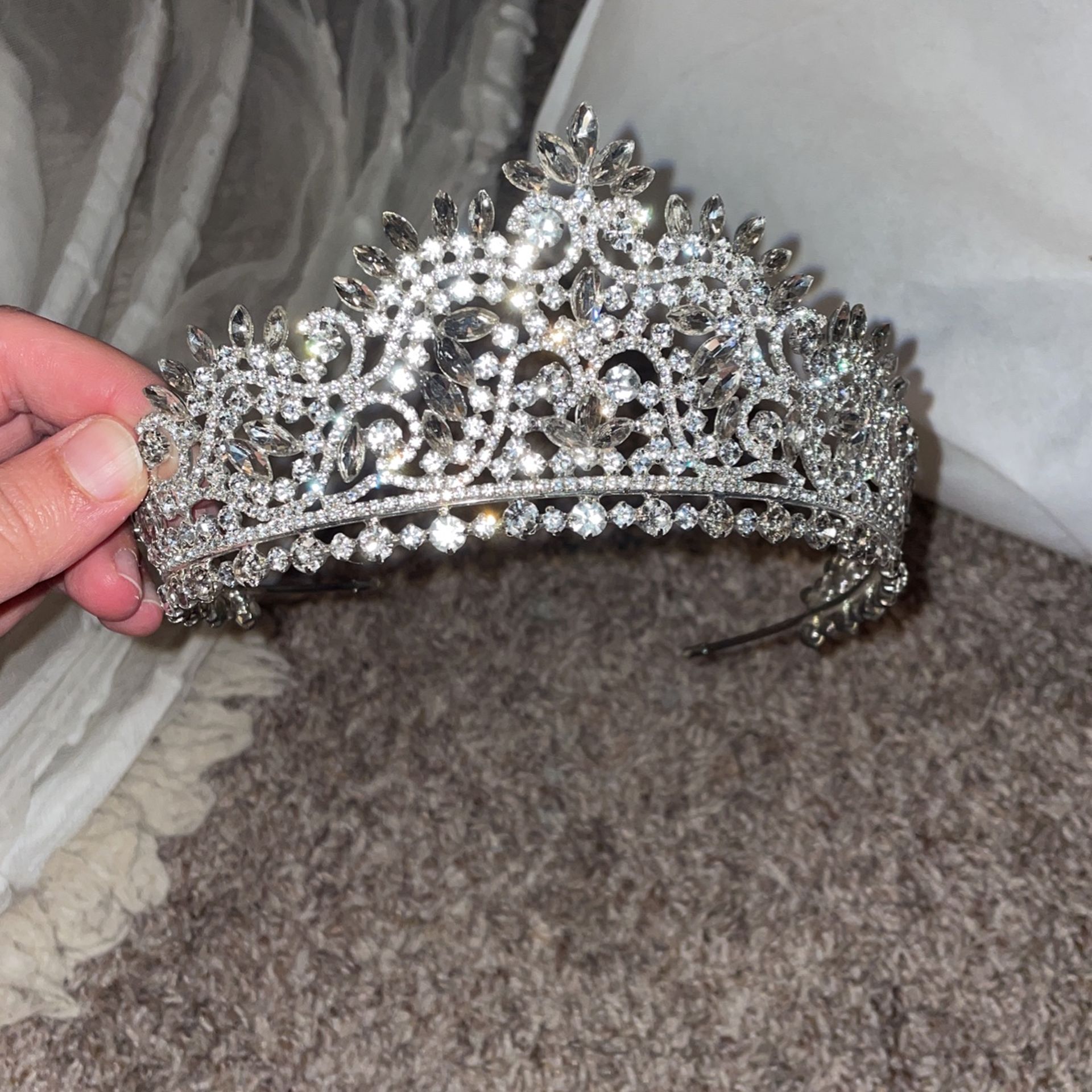 Wedding Silver Crown