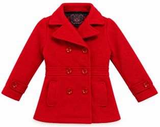 Girls Red Coat size 3T