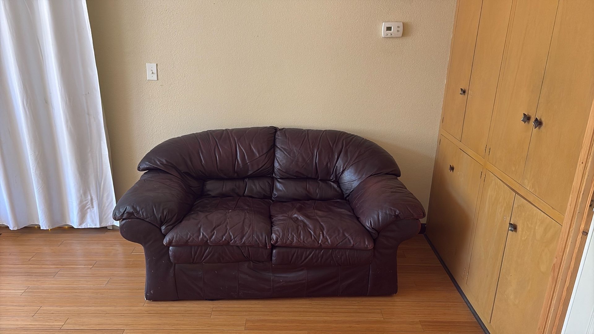 FREE Brown Leather Couch