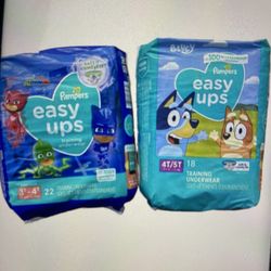 Pampers Easy Ups $8 Each Pack