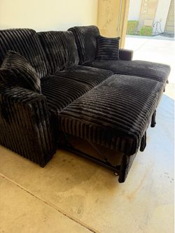 New 🛋️ L-Shape Sleeper Sofa Sectional- Cup Holders-Charging- Couch