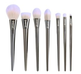 7pcs solver makeup brush set