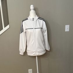 Adidas jackets women’s size L white jackets