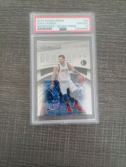 Luka Doncic 2019-20 Panini Prizm Dominance Silver Prizm PSA 10 #20 Mavericks