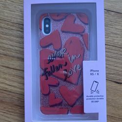 Kate Spade Protective Hardshell Case “Ever Fallen In Love” for iPhone XS/X - NEW