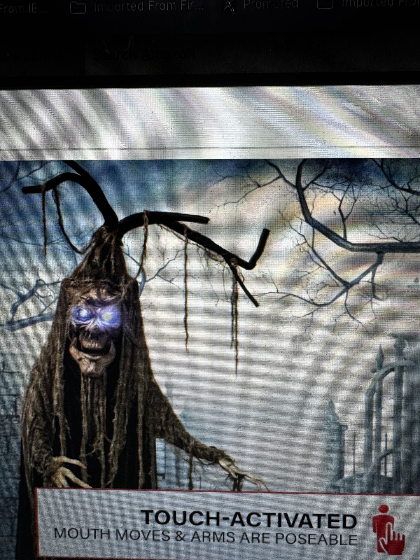 Haunted Hill Farm Talking Tree Animatronic