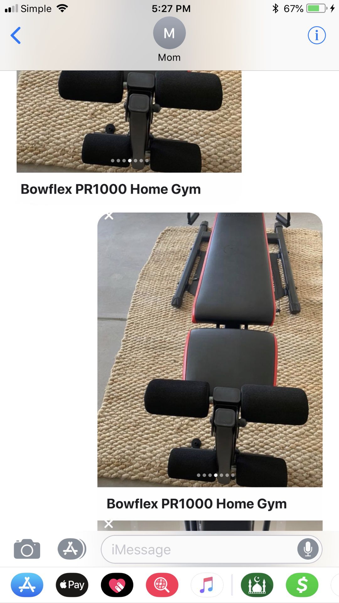 Bow flex home gym