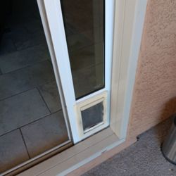 Dog  or  Cat Door - Adjusts to 90 -95 Inches Tall