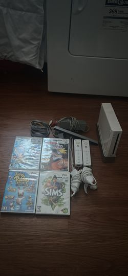 wii console and games