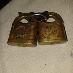 2 Yale Antique Locks 