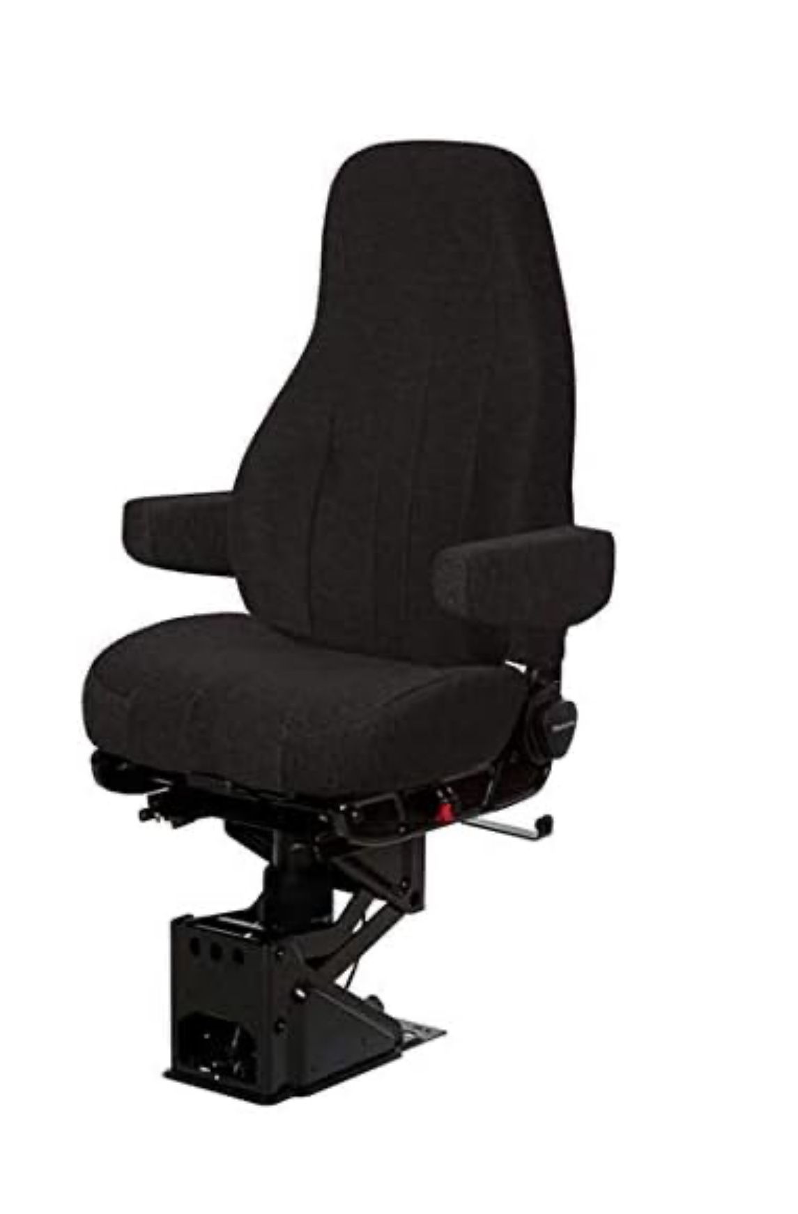 National Captain High Back in Black Mordura Cloth with Dual Arms PN 50764.365