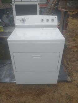 Kenmore White Dryer And Pedestal (Can Deliver)