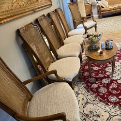 Antique Walnut Dinning Chair Set