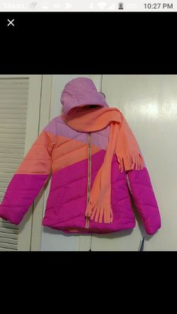 Girl's Winter Puffers Jacket Size: M 10