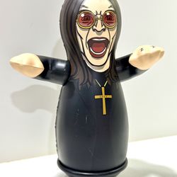Ozzy Osbourne Inflatable Bop Bag Toy 2021 Jabberwocky Vinyl Figure Weighted Base