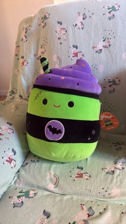 Squishmallow Bartok Halloween Boba Cup Plush