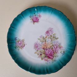 Antique Floral Plate