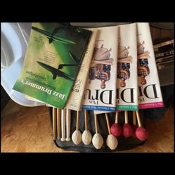 Drum Sticks, Mallets And Books 