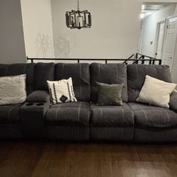 Sectional 3 Seats Recline 