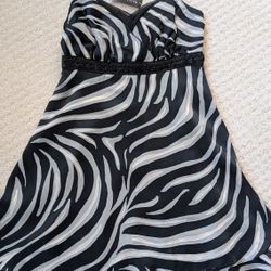 Beaded Black Dress (New) Size 0
