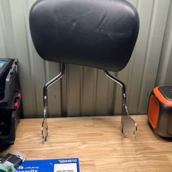 Backrest for a Harley Davidson