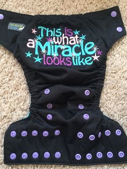 This is what a miracle looks like cloth diaper