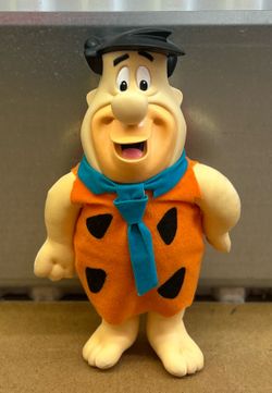 1994 Hanna Barbera THE FLINSTONES “Fred” PLUSH Toy W/Hard PVC Head (please read description)
