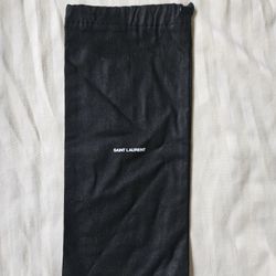 Saint Laurent Black Dust Bag