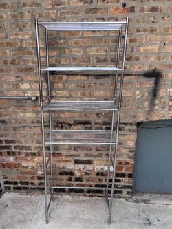 Chrome Over-the-Toilet Shelf Unit
