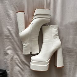 Botas Blancas Nuevas 