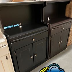 Microwave Wave Stand Black Chest New Cómoda Cajonera Drawer 