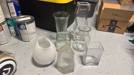 Glass Vases - Assorted - FREE