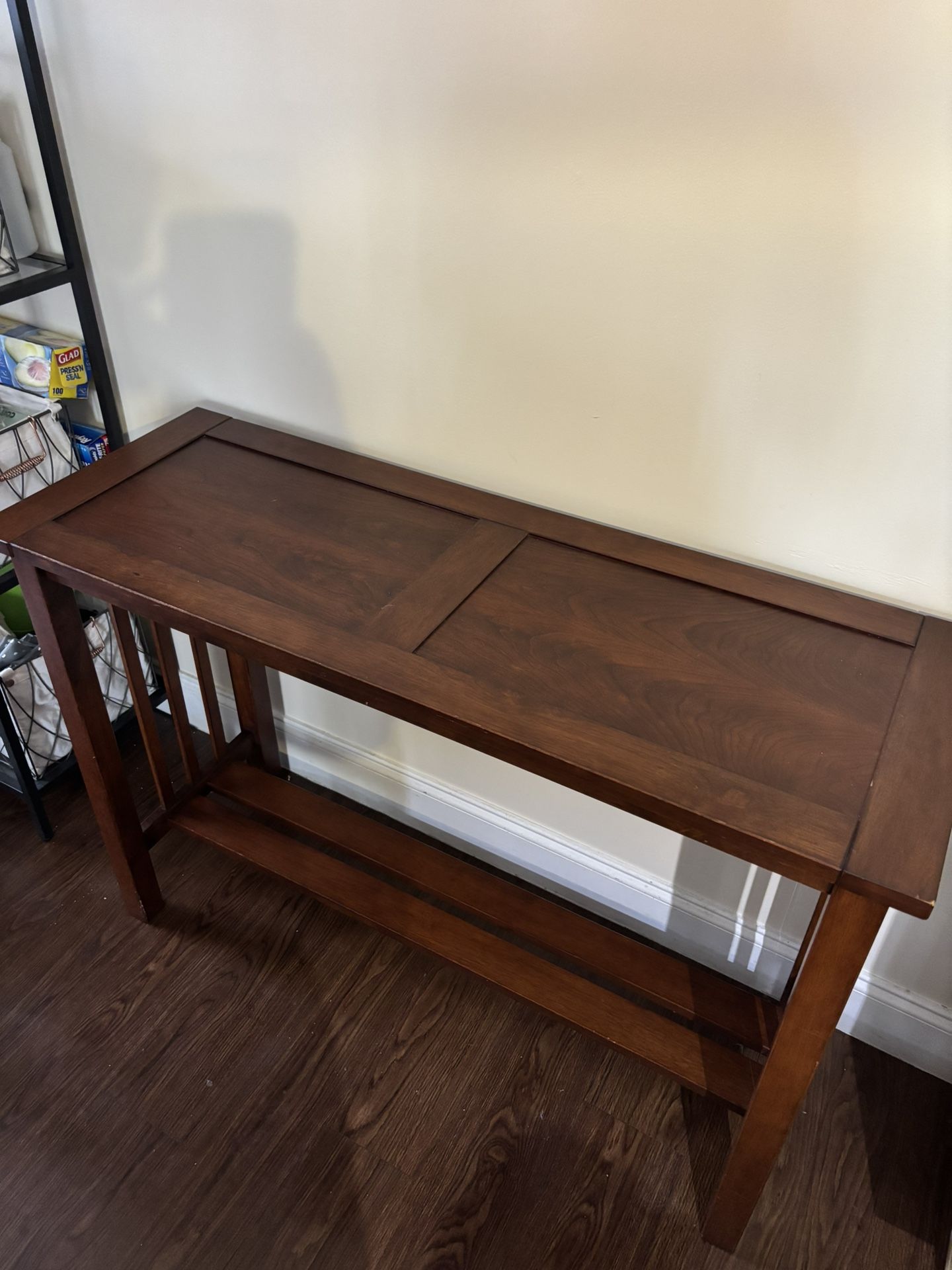 Long Entry Way Console Wood Table