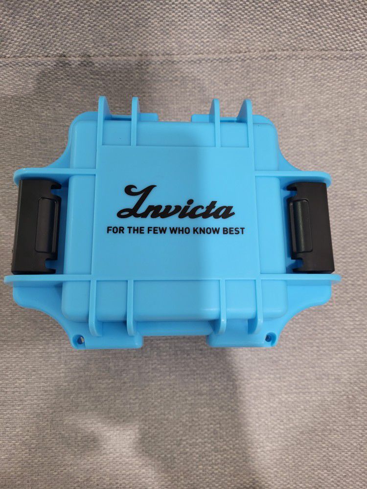 New Invicta One (1) Slot 1837 Turquoise Impact Dive Waterproof Watch Case Box