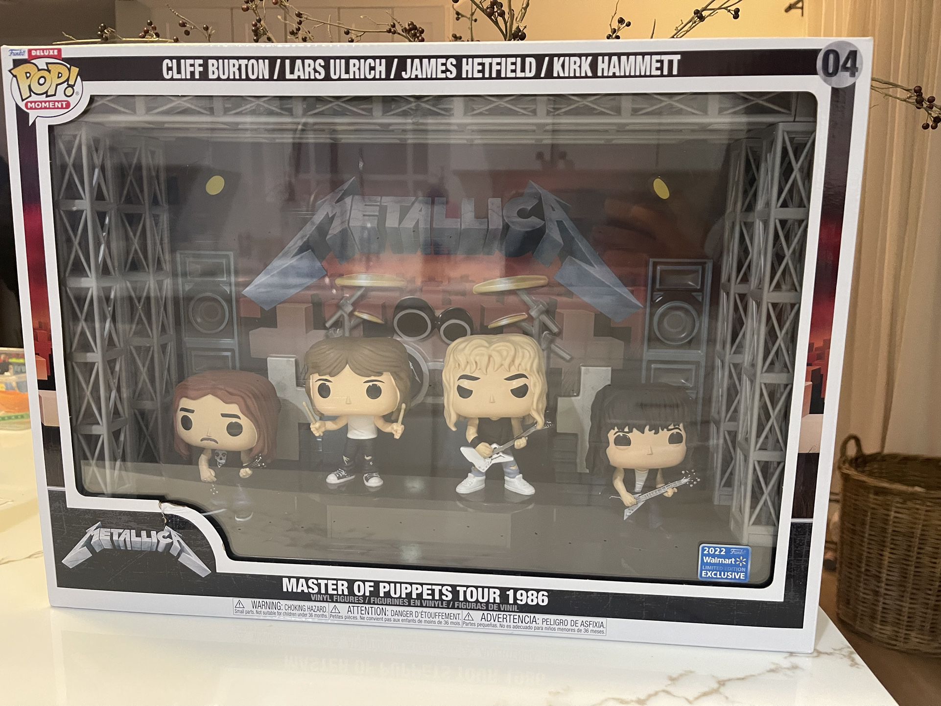 Funko Deluxe Pop Moment Metallica Master Of Puppets Tour 1986