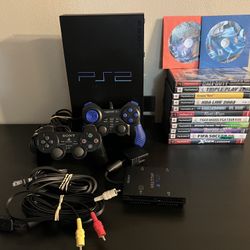 OEM Sony PS2 SLIM Video Game System Gaming Bundle Console Set