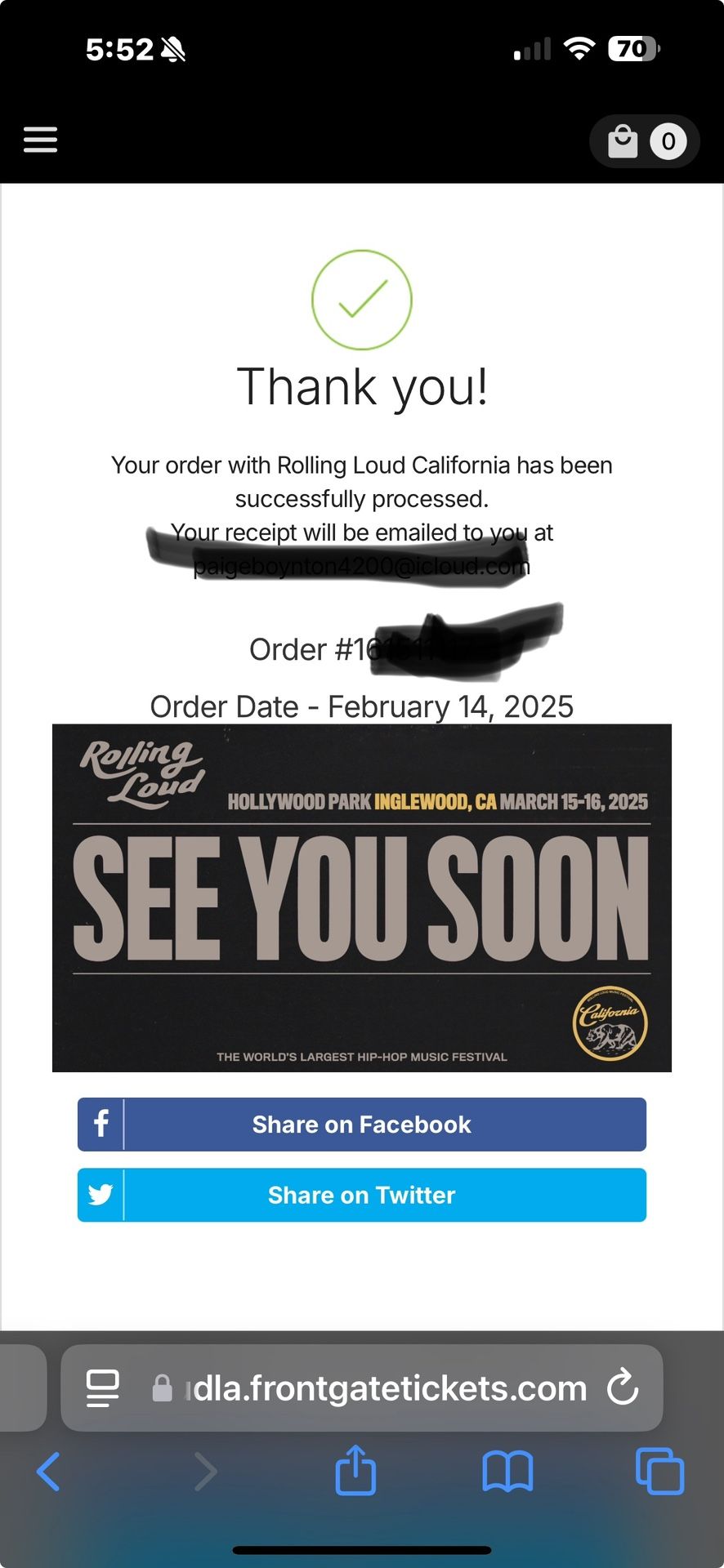 Rolling Loud Wristband