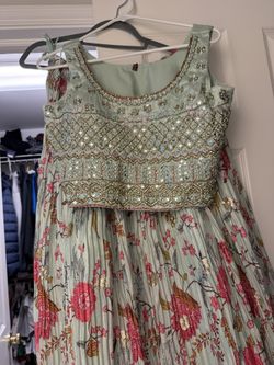 3 Pieces Indian Choli And Lehanga With Duptta