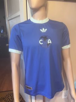 America retro blue soccer jerseys size Small, M, L, XL and 2XL.