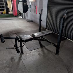 Bench Press With Olympic Barbell 