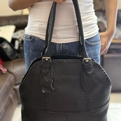 Authentic Leather  Handbag .