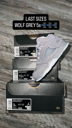 Jordan 5 Retro ‘Wolf Grey’ (2026) SIZES 8C & 3Y